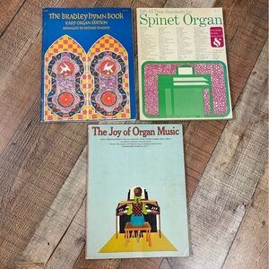 Vintage Organ Music Books Notes Songs